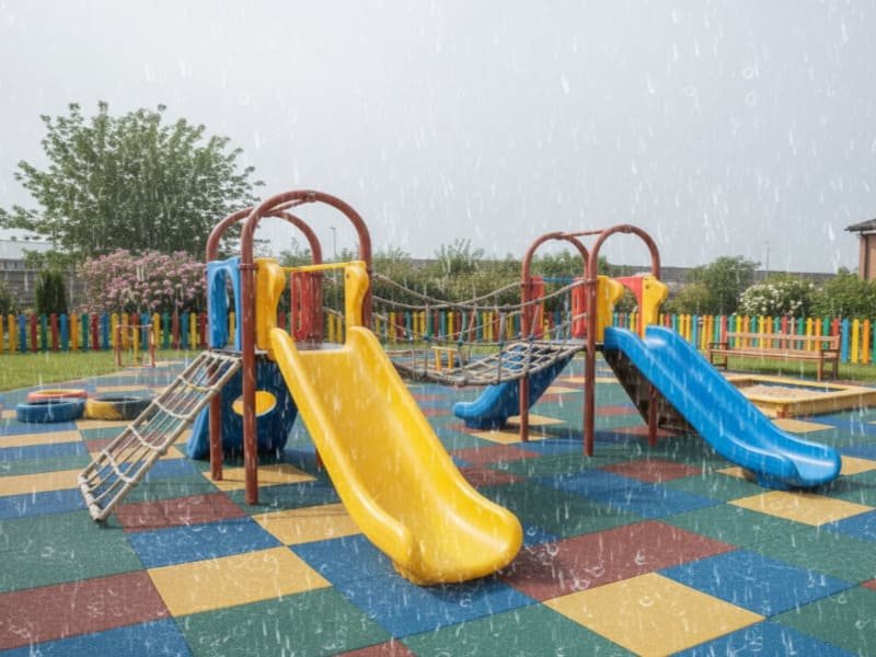 Руководство по ремонту плитки на детской площадке